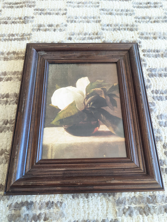 Magnolia in Wood Frame (5x7)
