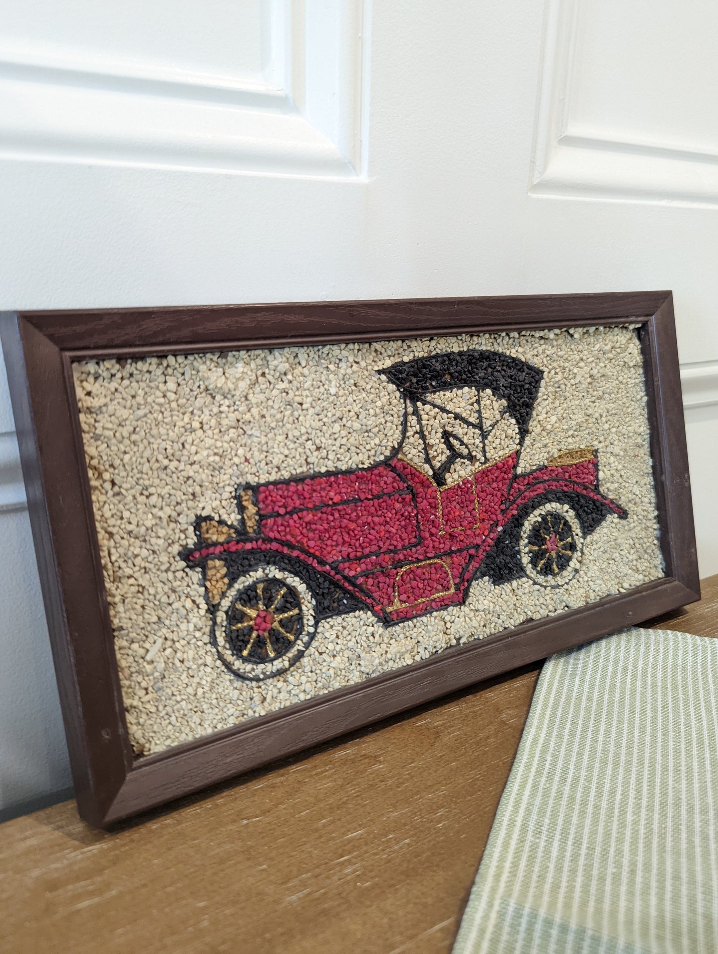 Vintage Pebble Car Art