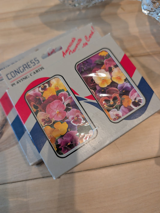 Floral Vintage Playing Cards
