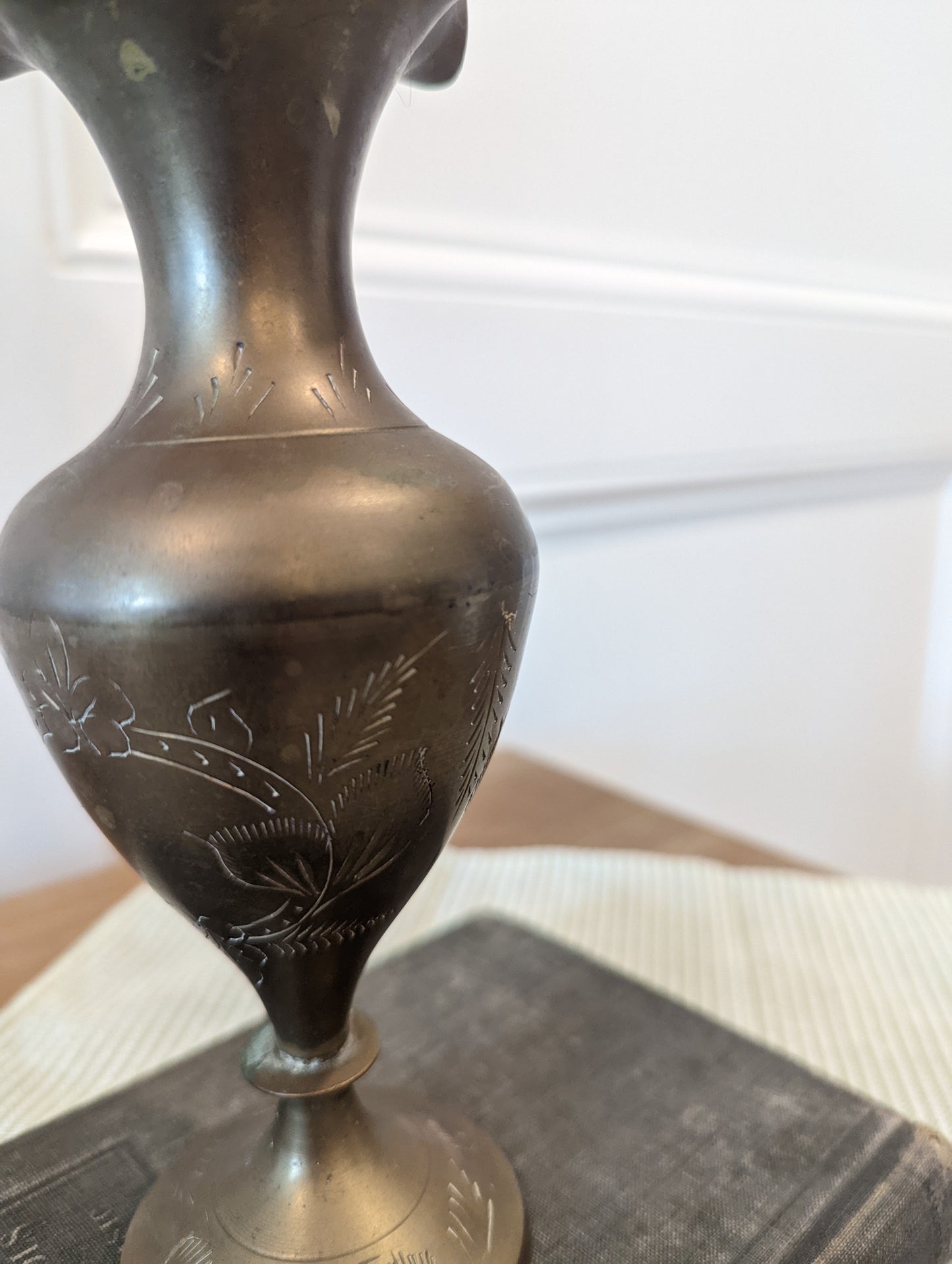 Brass Floral Vase