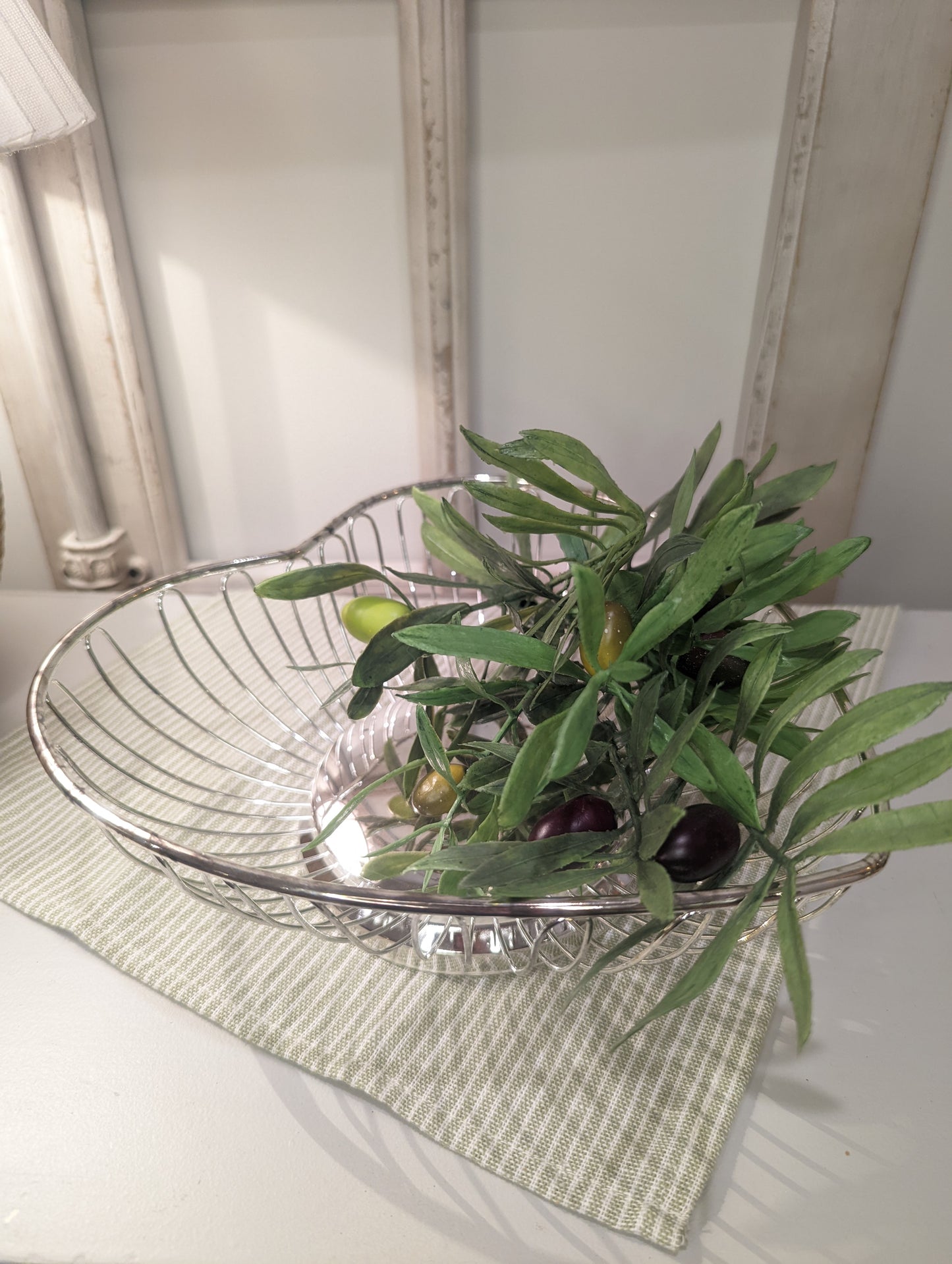 Heart Shaped Metal Basket