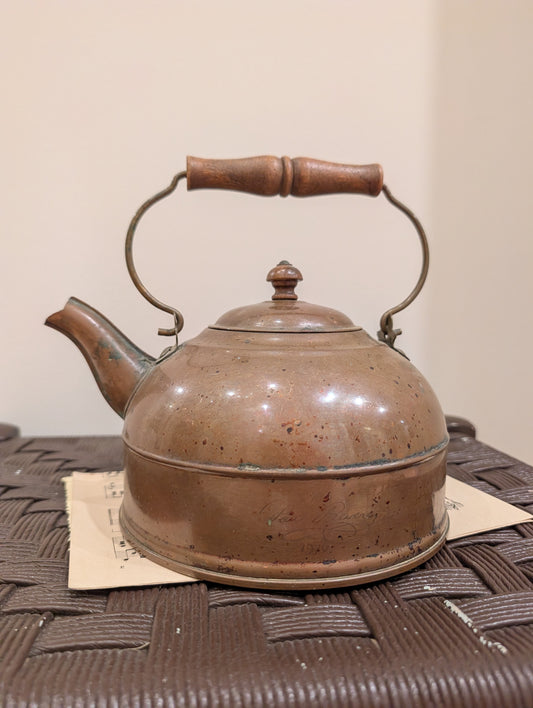 Vintage Paul Revere Copper Tea Kettle