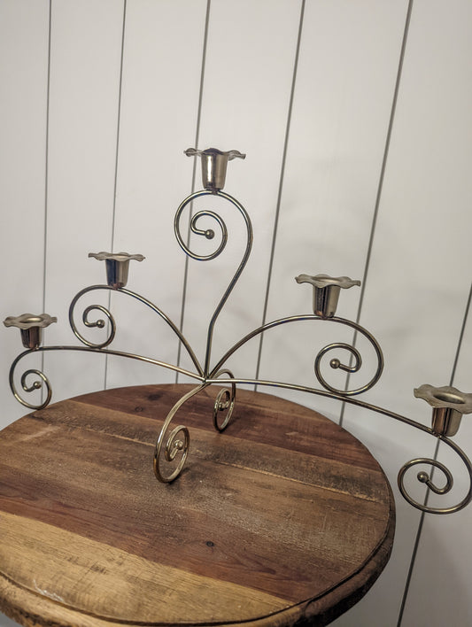 Candle Holder with Scallops