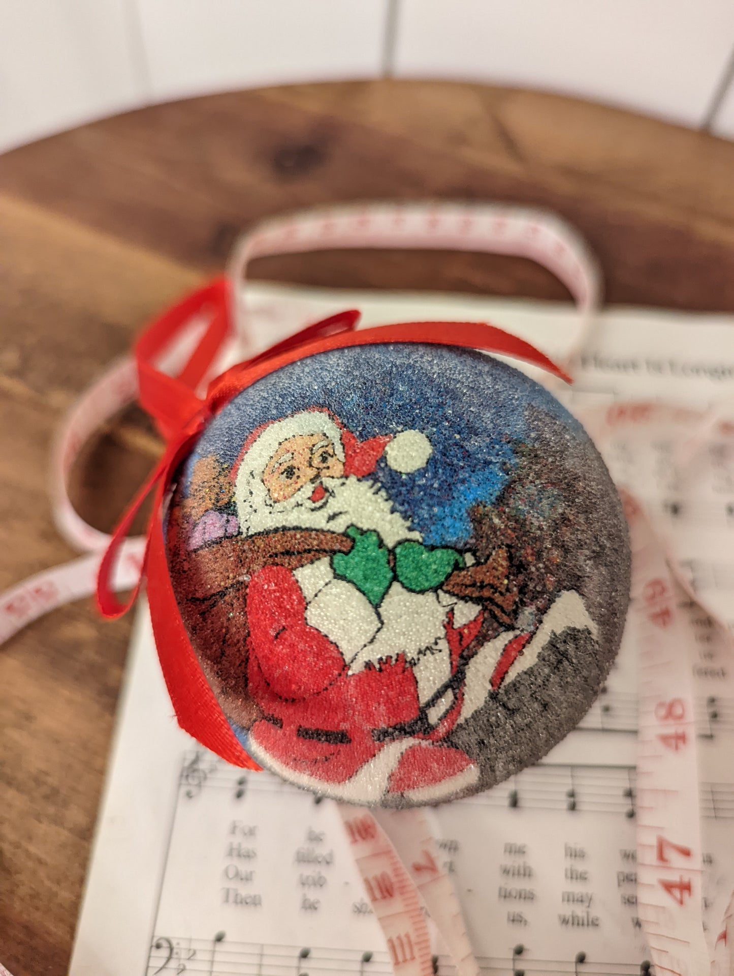 Santa Ornament