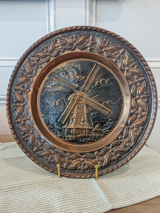 Copper Windmill Platter